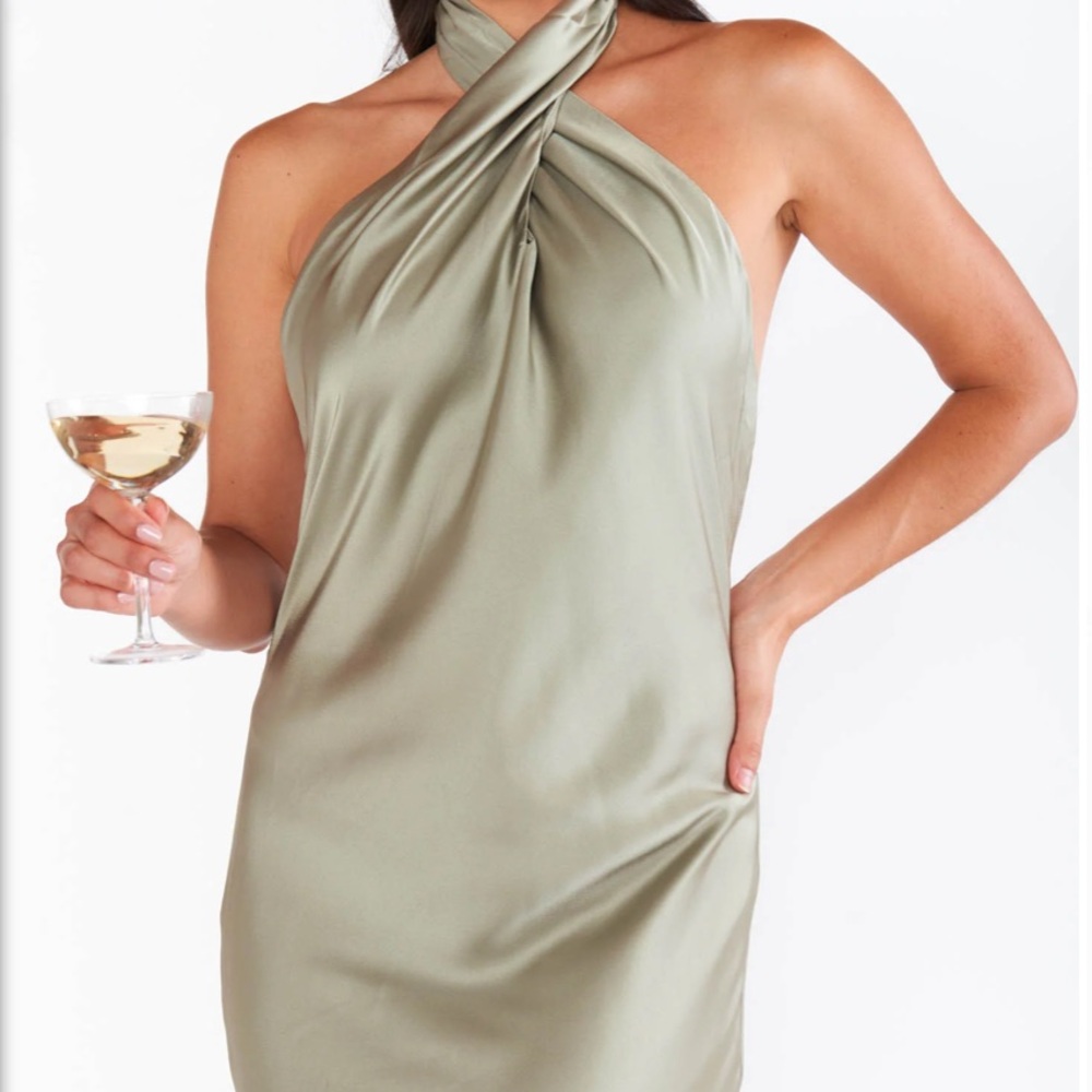 Show Me Your Mumu bridesmaid Jasmine Halter Maxi Dress